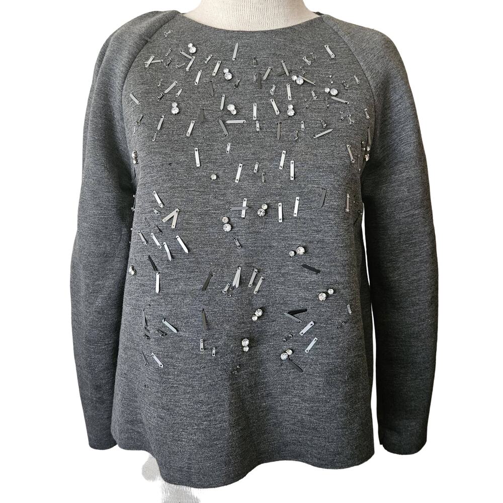Space Style Concepts Rhinestone Embellished Top Size Small